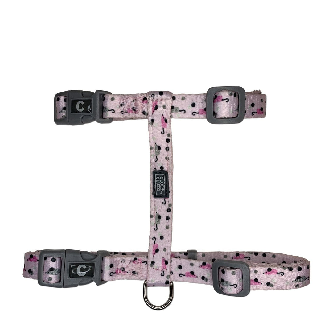 CLOE CLUZO Chat Harnais Motif Ajustable Souris L/XL