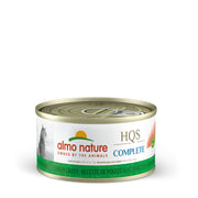 Almo Nature HQS Complete - Chat Poulet et Haricots Verts en Sauce - Nourriture Humide pour Chats