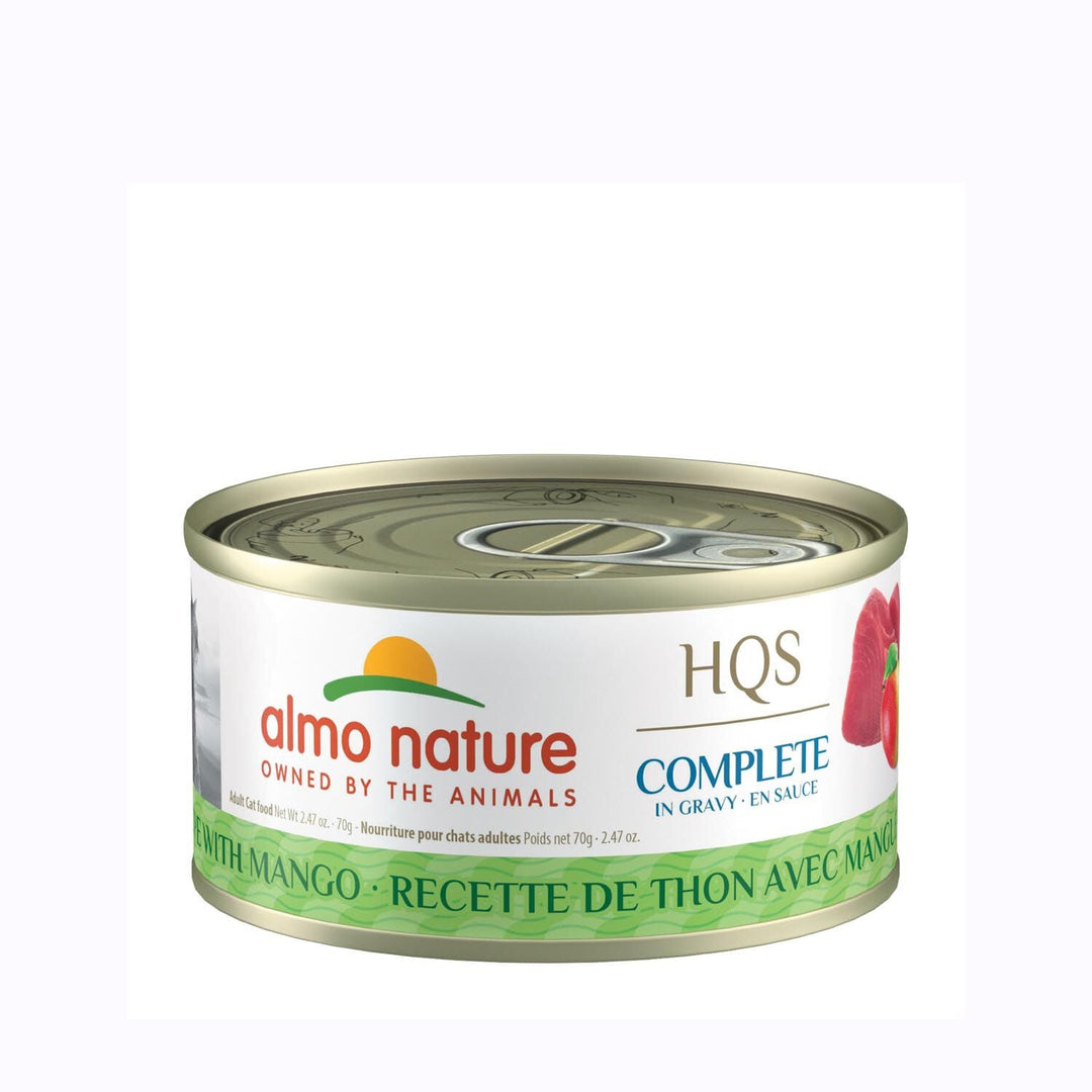 Almo Nature HQS Complete - Chat Thon et Mangue en Sauce - Nourriture Humide pour Chats