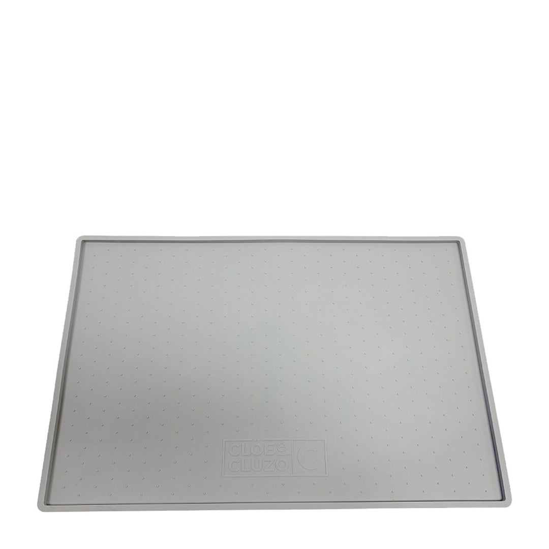 GOO-EEZ Tapis à Nourriture 14x21" Gris