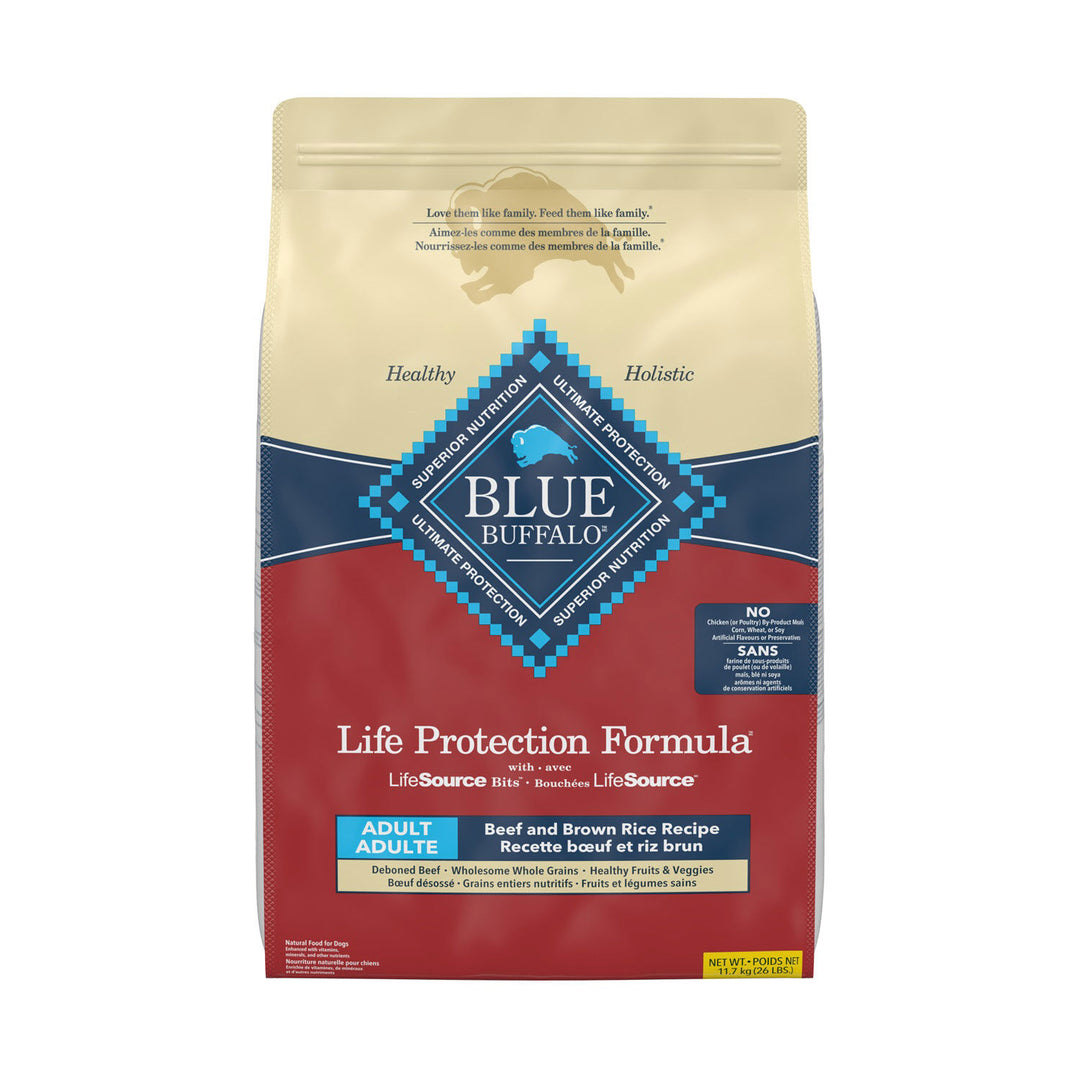Blue Life Protection - Chien Boeuf et Riz Brun - Nourriture Sèche pour Chiens