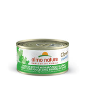 Almo Nature Classic Complete - Chat Poulet avec Brocoli en Sauce - Nourriture Humide pour Chats