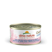 Almo Nature Classic Complete - Chat Thon avec Crevettes en Sauce - Nourriture Humide pour Chats