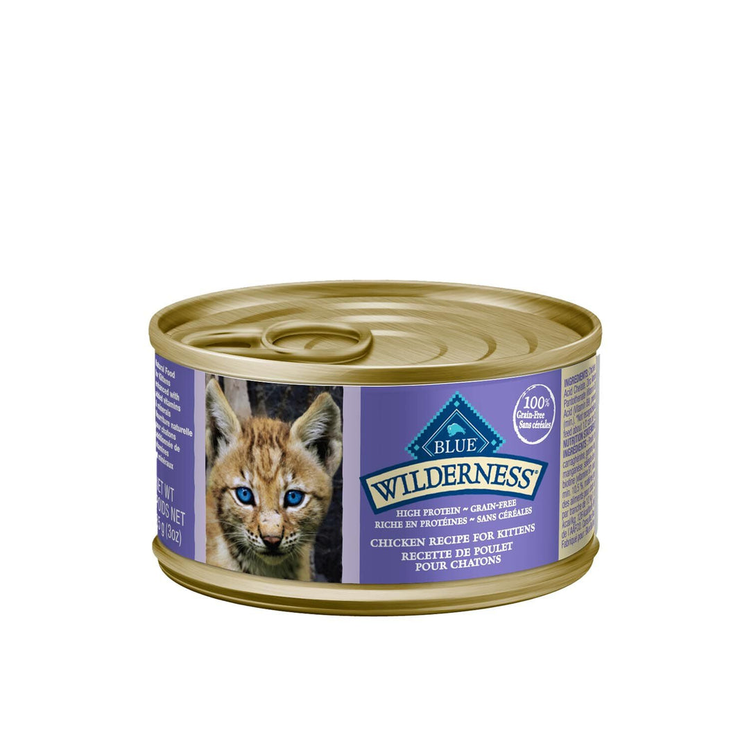 Blue Buffalo Wilderness - Chaton Pâté de Poulet - Nourriture Humide Sans Grains pour Chats