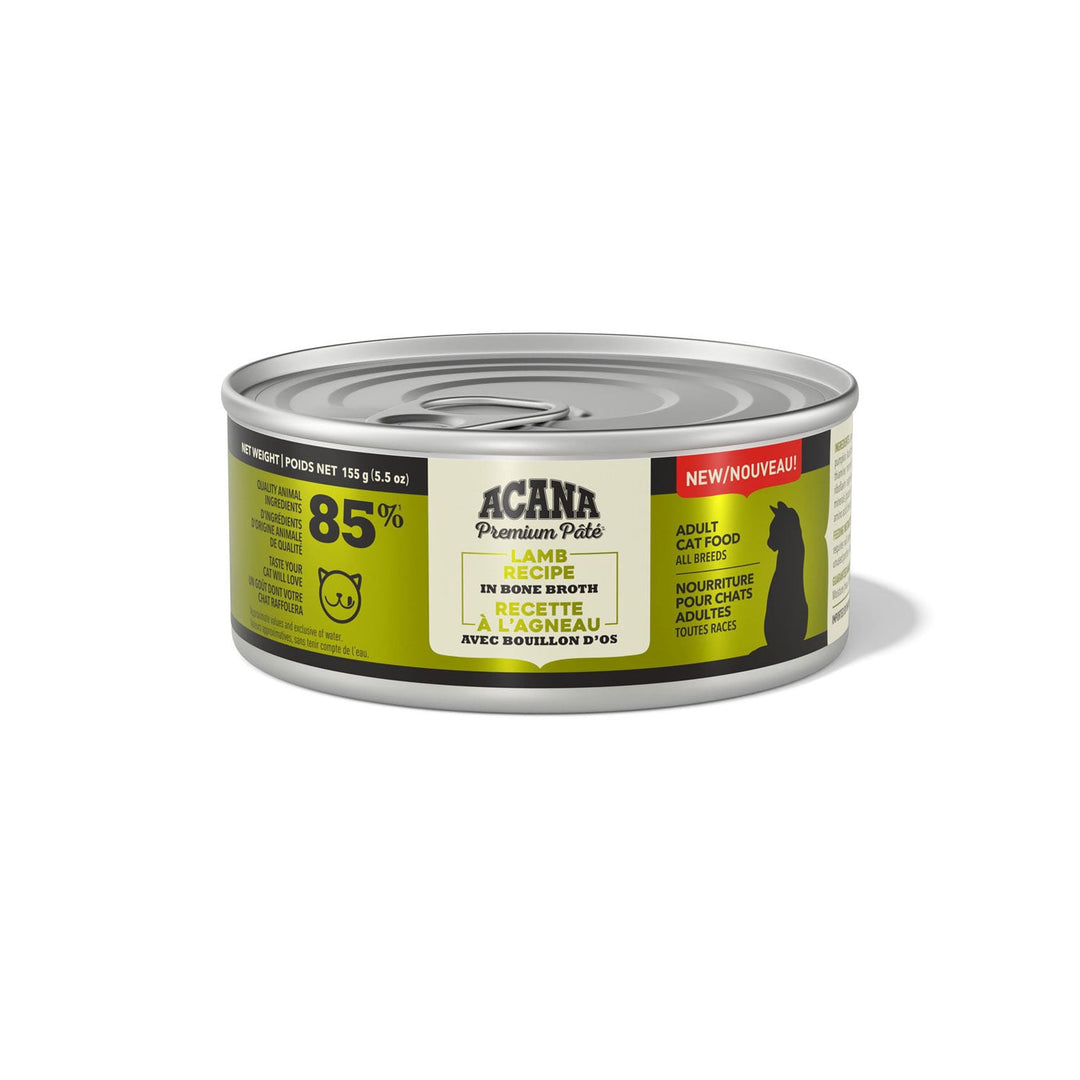Acana Premium - Chat Pâté d'Agneau avec Bouillon d'Os - Nourriture Humide pour Chats