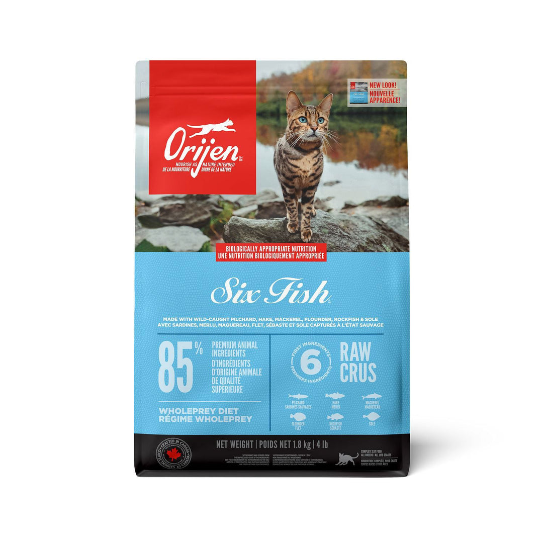 Orijen - Chat Six Fish - Nourriture Sèche Sans Grains pour Chats