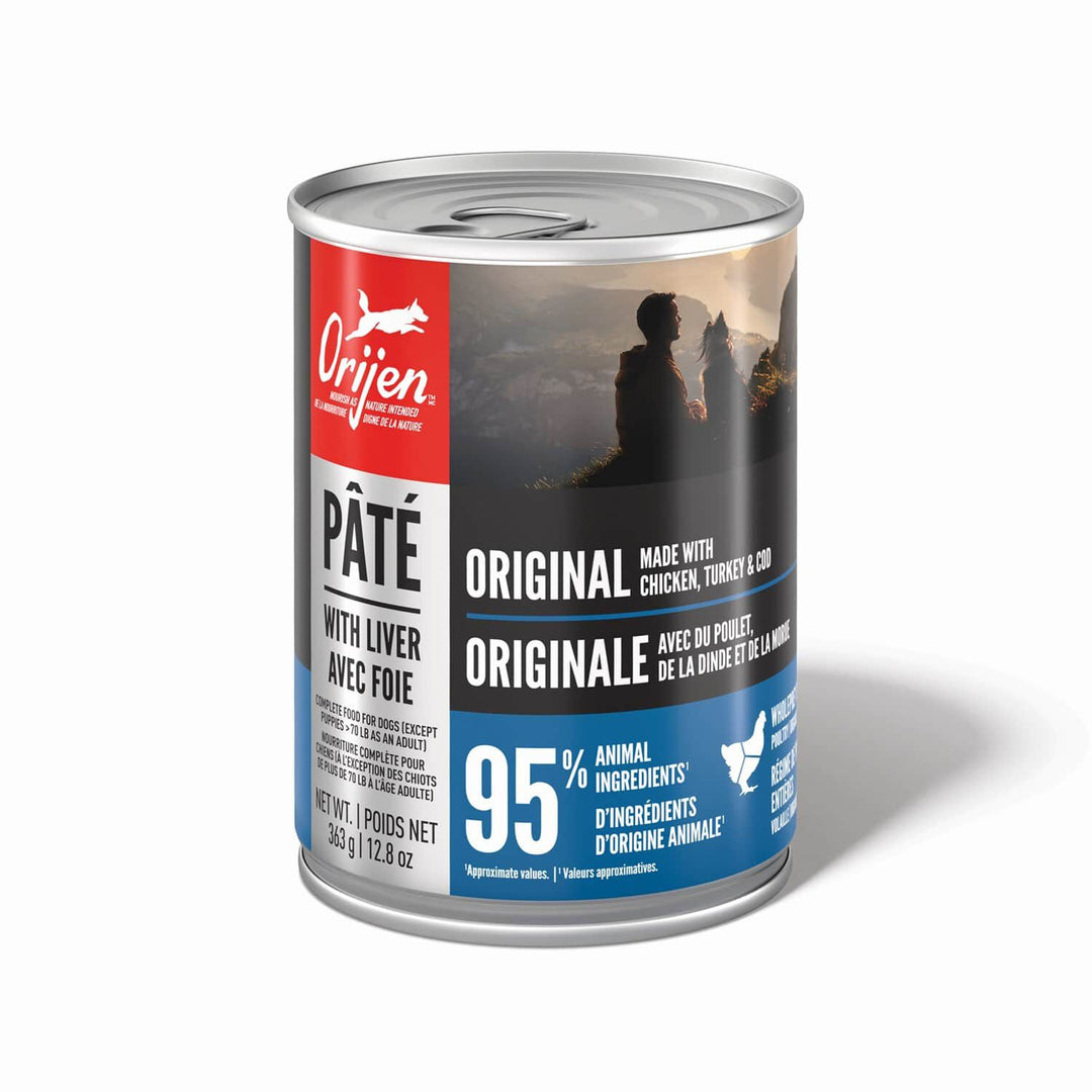 Orijen - Chien Pâté Original avec Foie - Nourriture Humide Sans Grains pour Chiens
