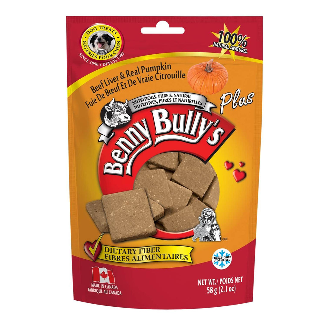 Benny Bully's - Foie de Boeuf et Citrouille - Gâteries Lyophilisées pour Chiens