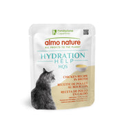 Almo Nature HQS Hydratation Help - Chat Poulet au Bouillon - Nourriture Humide pour Chats en Pochette