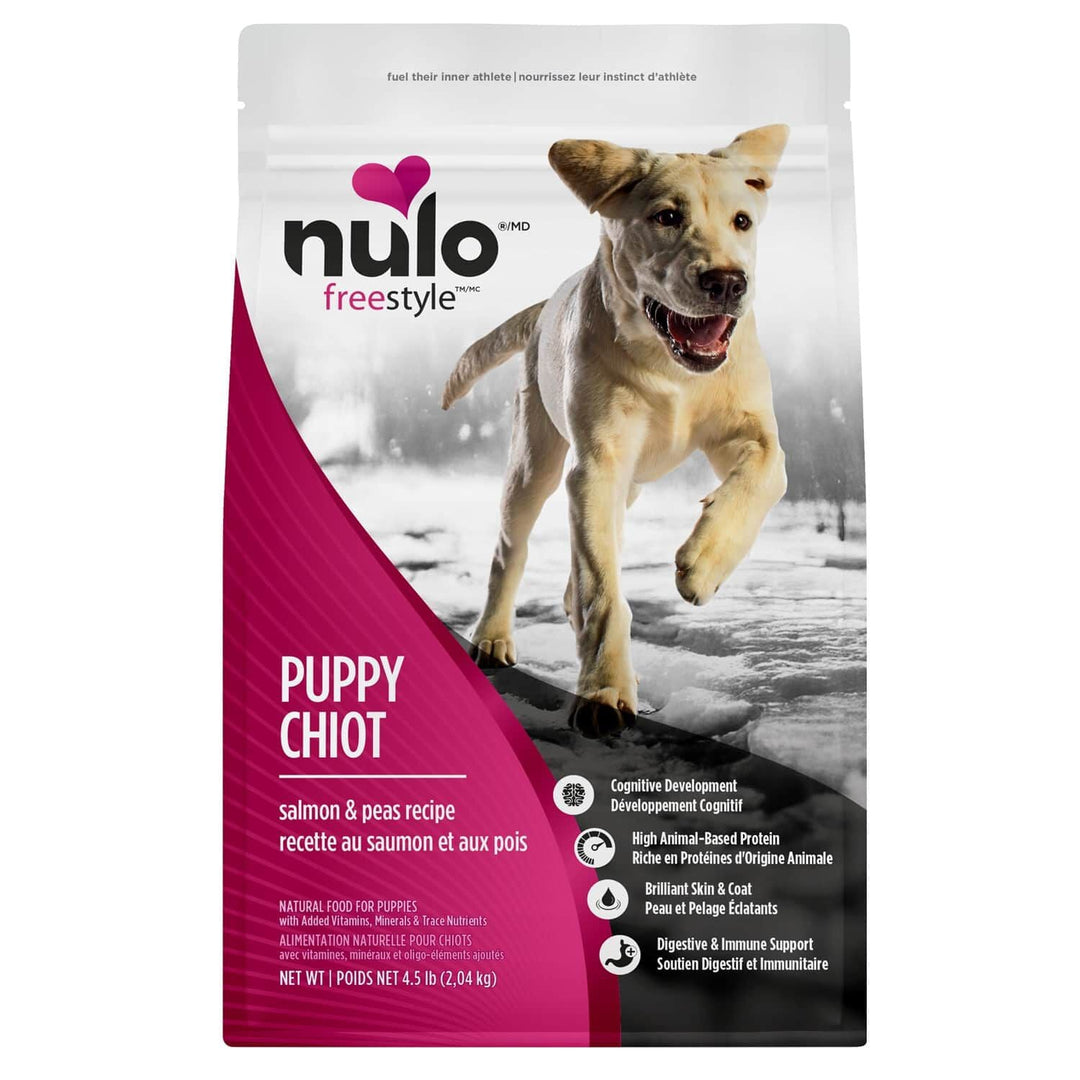 Nulo Sans Grains - Saumon et Pois - Nourriture Sèche pour Chiots