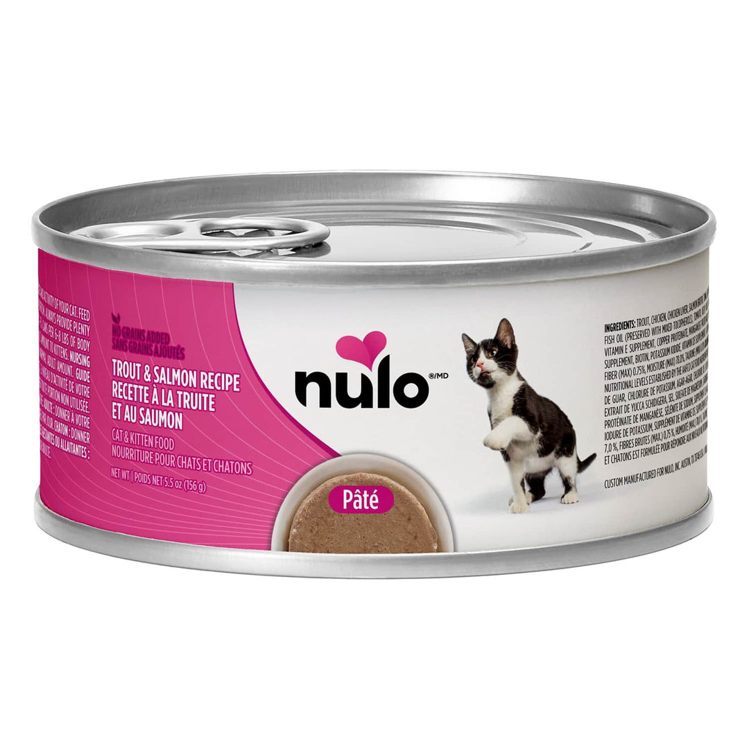 Nulo Freestyle - Truite et Saumon - Nourriture Humide Sans Grains en Pâté pour Chats et Chatons