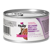 Nulo Freestyle - Chat & Chaton Boeuf et Maquereau Hachés en Sauce - Nourriture Humide Sans Grains pour Chats