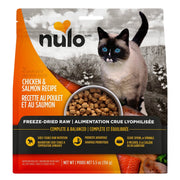 Nulo - Chat Poulet et Saumon - Nourriture Sèche Lyophilisée Sans Grains pour Chats