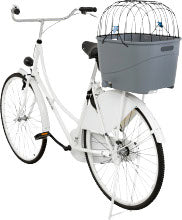 TRIXIE Panier Plastique Arrière pour Vélo Gris