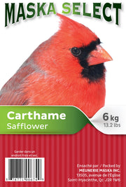 MASKA SELECT Nourriture Carthame 6kg pour Oiseaux Sauvages