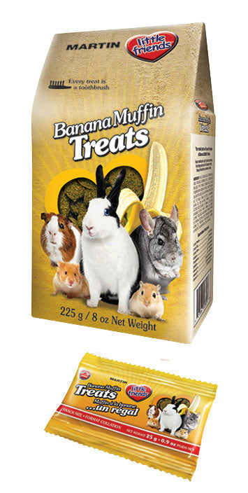 MARTIN Gâteries Rongeur Muffin aux Bananes 225g