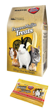 MARTIN Gâteries Rongeur Muffin aux Bananes 225g