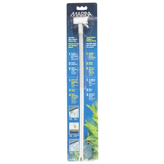 Marina - Nettoyeur de Vitres et Outil de Plantation - Nettoyeur de Vitres pour Aquariums