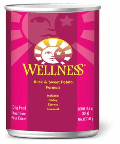 Wellness Complete Health - Pâté Canard et Patate Douce - Nourriture Humide pour Chiens