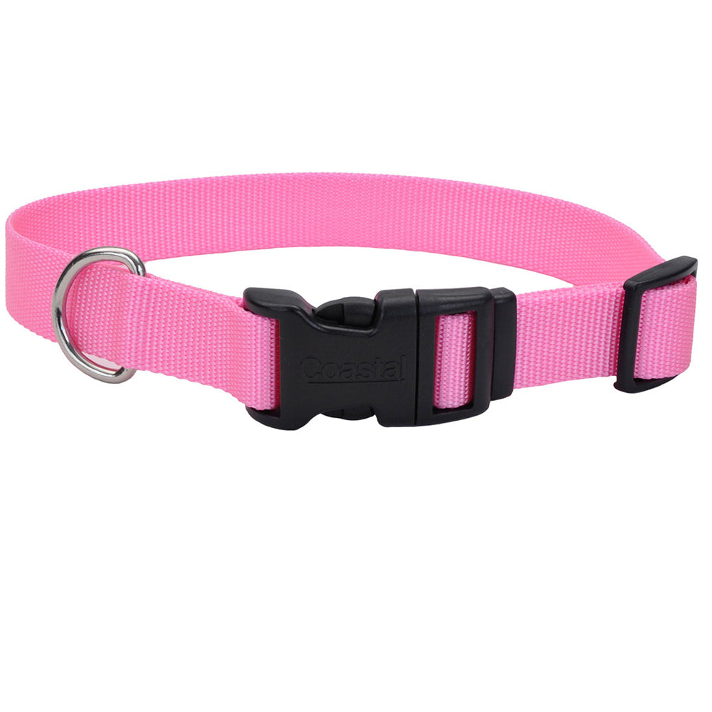 COASTAL Collier Nylon 5/8x10-14 Rose Vif