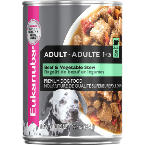 EUKANUBA Chien Ragoût Boeuf & Légumes 355g
