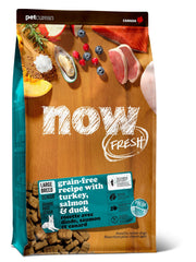 NOW FRESH Chien Sénior GR Dinde, Saumon & Canard 11.36kg