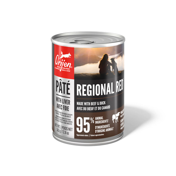 ORIJEN Chien Pâté Regional Red avec Foie 363g