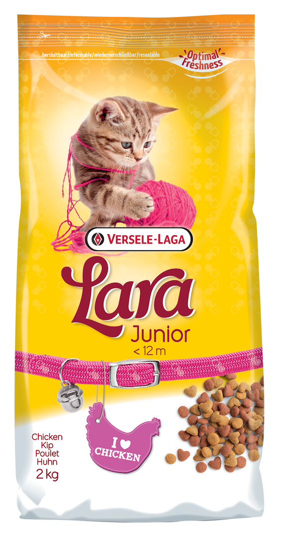 Lara - Chat Junior Poulet - Nourriture Sèche pour Chatons