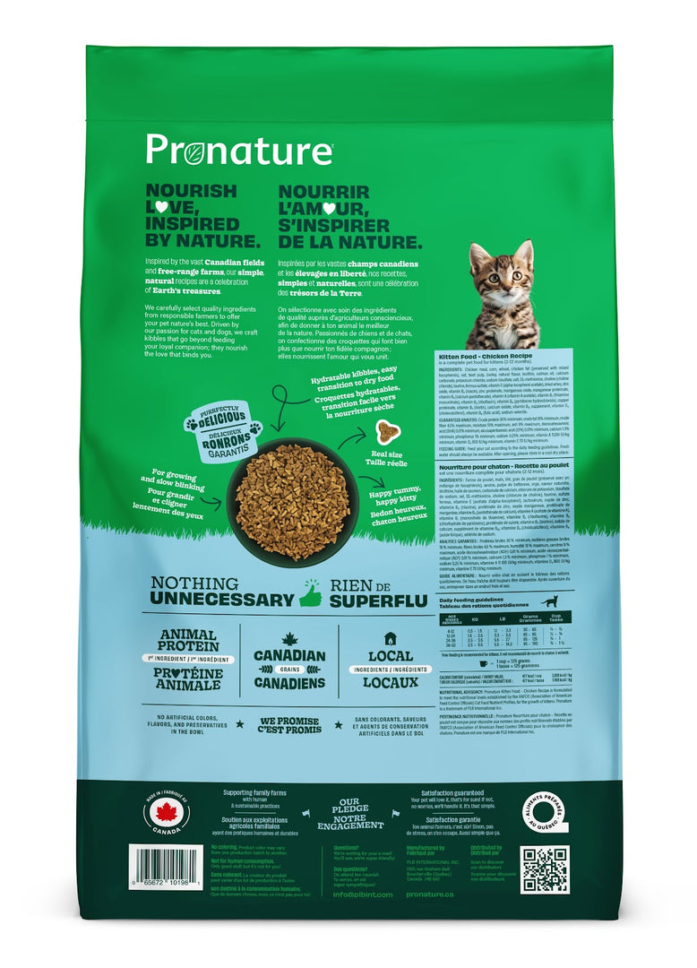 PRONATURE Chaton Poulet 20kg