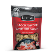 LIFETIME Gâteries Chien Biscuits Saveur de Bacon 340g