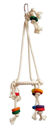 FUNMAX Jouet Oiseaux Pyramide de Coton 16x4