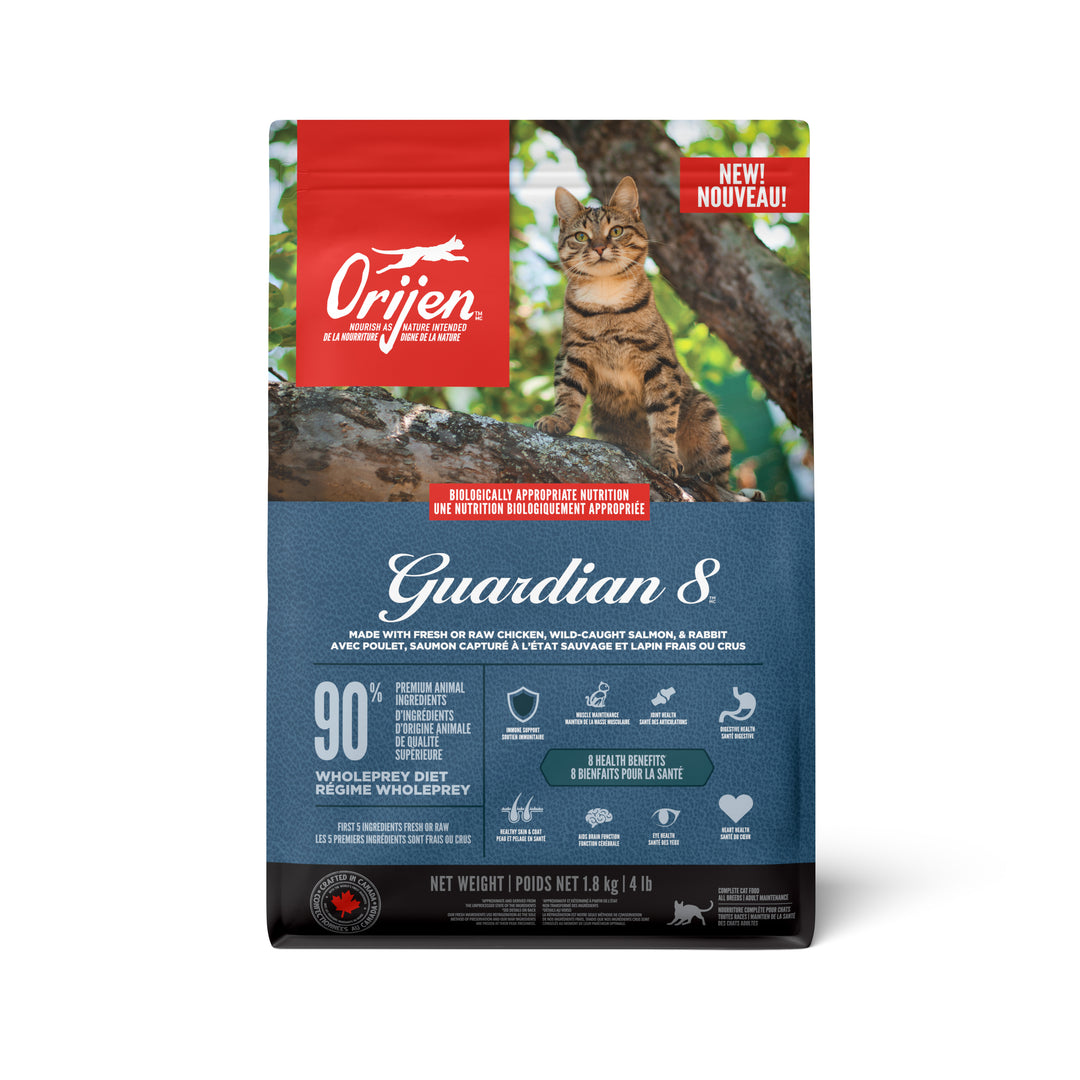 Orijen - Guardian 8 - Nourriture Sèche Sans Grains pour Chats