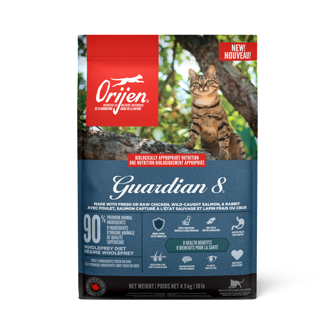 Orijen - Guardian 8 - Nourriture Sèche Sans Grains pour Chats