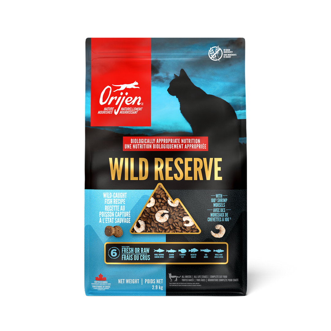 Orijen Wild Reserve - Poisson Sauvage - Nourriture Sèche Sans Grains pour Chats