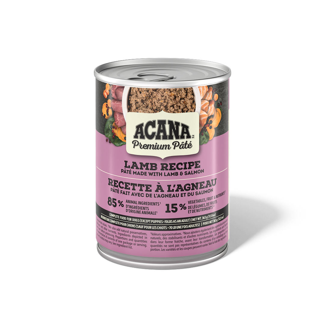 Acana Premium - Pâté d'Agneau et Saumon - Nourriture Humide pour Chiens