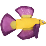DUCKY WORLD Jouet Chat Poisson Betta Mauve