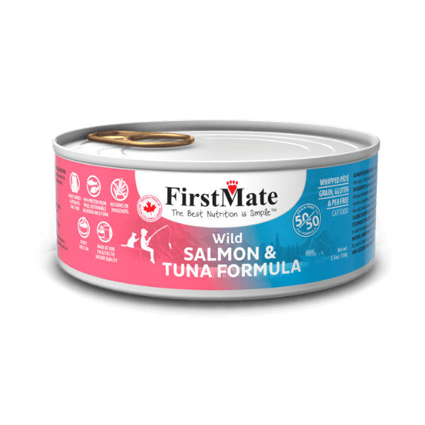 FIRSTMATE SG Chat Pâté Saumon & Thon Sauvage 156g