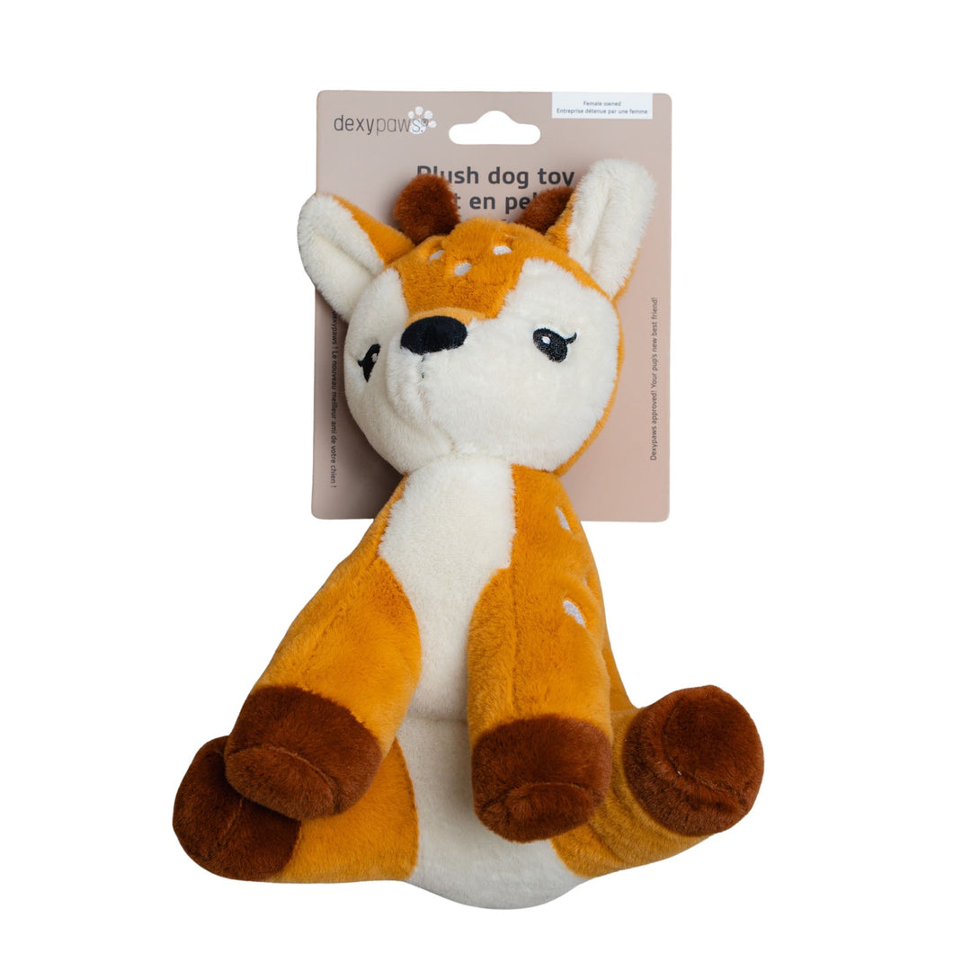 DEXYPAWS Jouet Chien Peluche Faon
