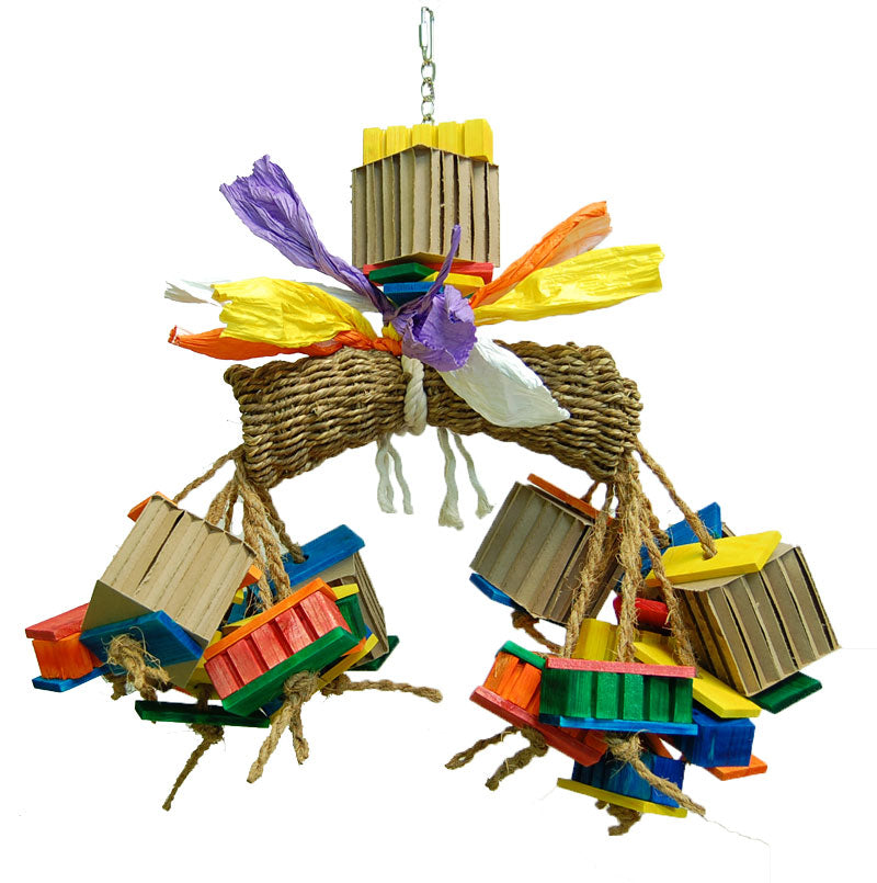 FUNMAX Jouet Oiseaux Doily-Shreddy 20x22"