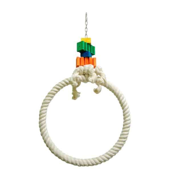 ZOO-MAX Jouet Oiseaux Cerceau-Hoop Coton 14"