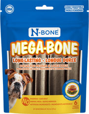 N-BONE Mega-Bone Gâteries Chien Bâtonnets Cheeseburger 476g