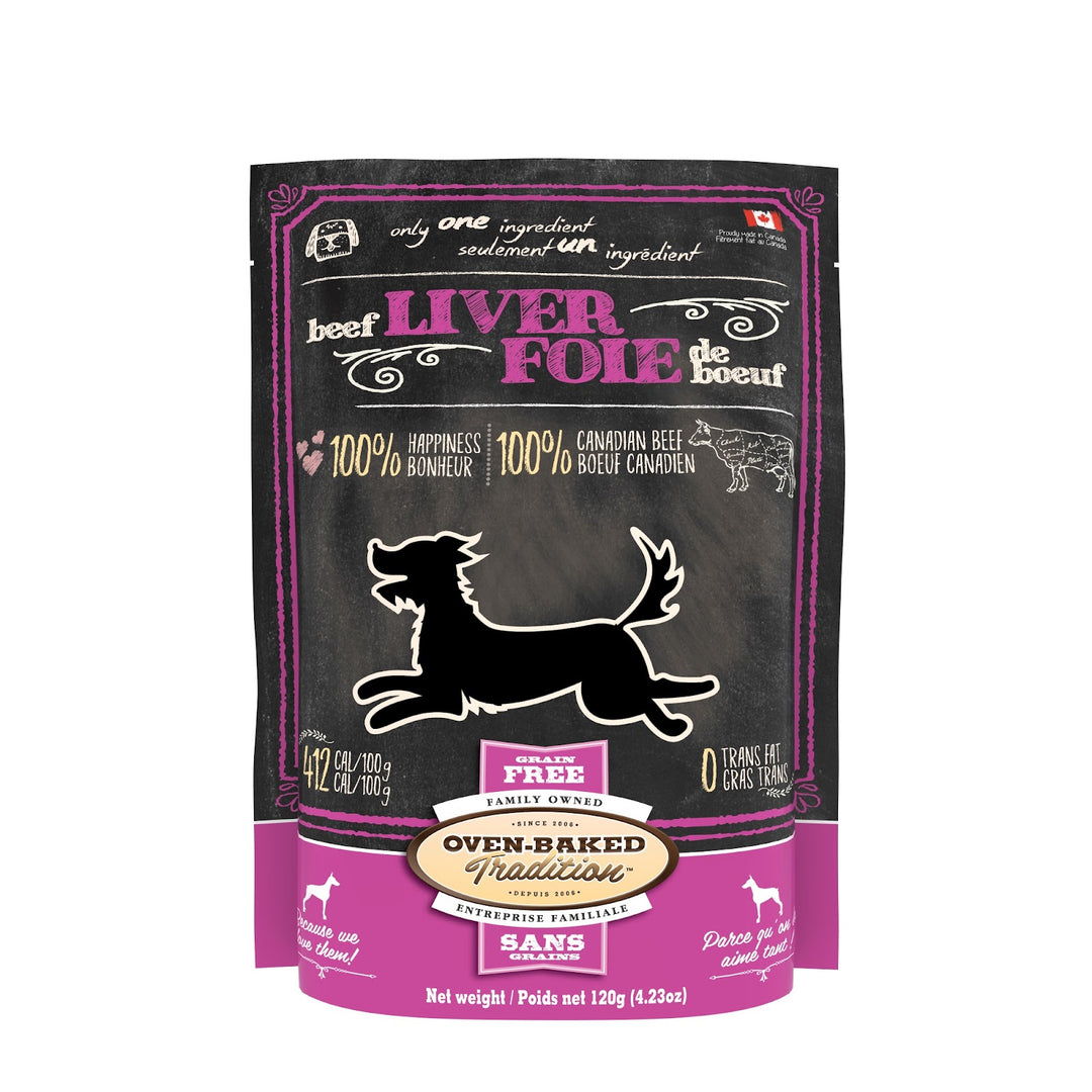 OBT Gâteries Chien Foie de Boeuf 120g