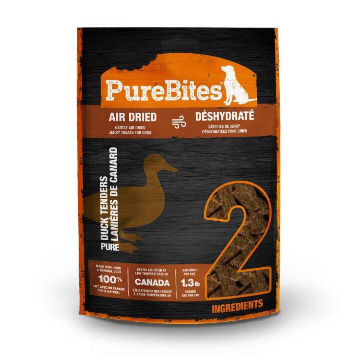 PureBites - Jerkey de Lanières de Canard - Gâteries Déshydratées pour Chiens
