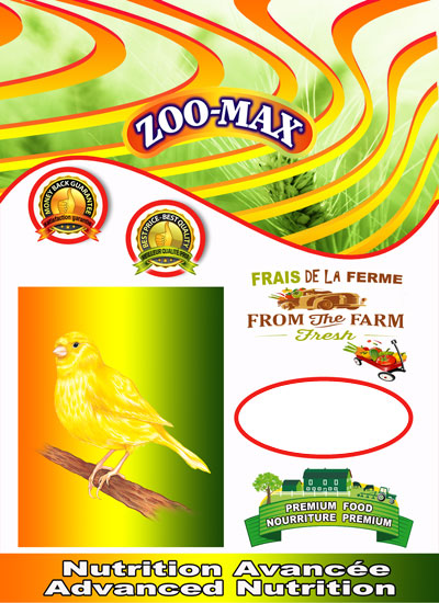 ZOO-MAX Nourriture Maintenance Max Serin 1lb