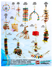 FUNMAX Jouet Ensemble pour Petit Oiseau 30pc