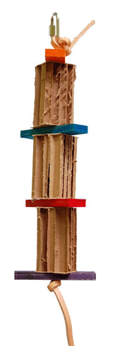 ZOO-MAX Jouet Oiseaux Shred-X S avec Cuir