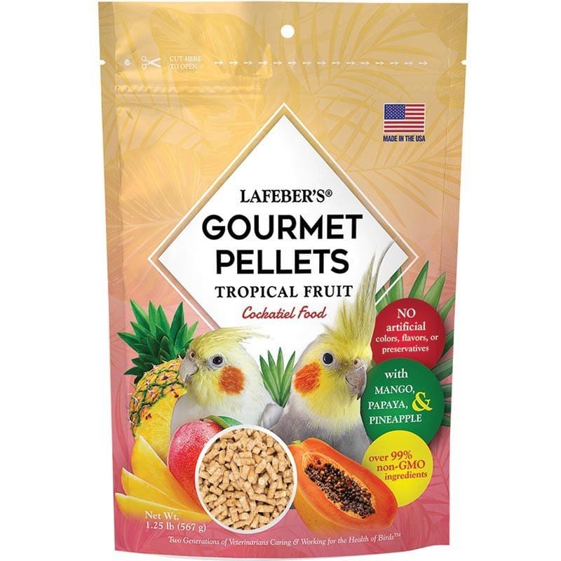 *LAFEBER'S Nourriture Cockatiels Gourmet Pellets Tropical Fruit 4lb