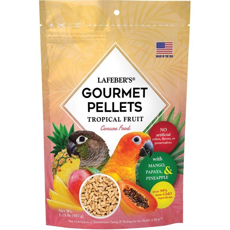 LAFEBER'S Nourriture Conures Gourmet Pellets Tropical Fruit 1.25lb