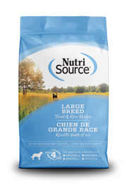 NutriSource - Chien Grande Race - Truite et Riz - Nourriture Sèche pour Chiens