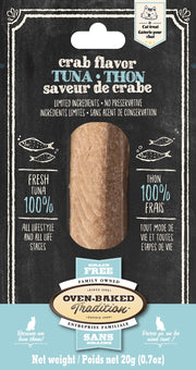 OBT Gâteries Chat Filet Thon Saveur de Crabe 20g
